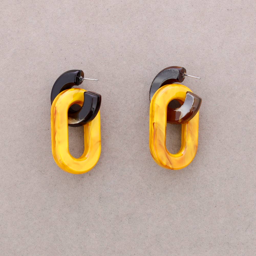 Sonata – Engroshandel Klik-smykker – Hængende Øreringe Harpiksringe6