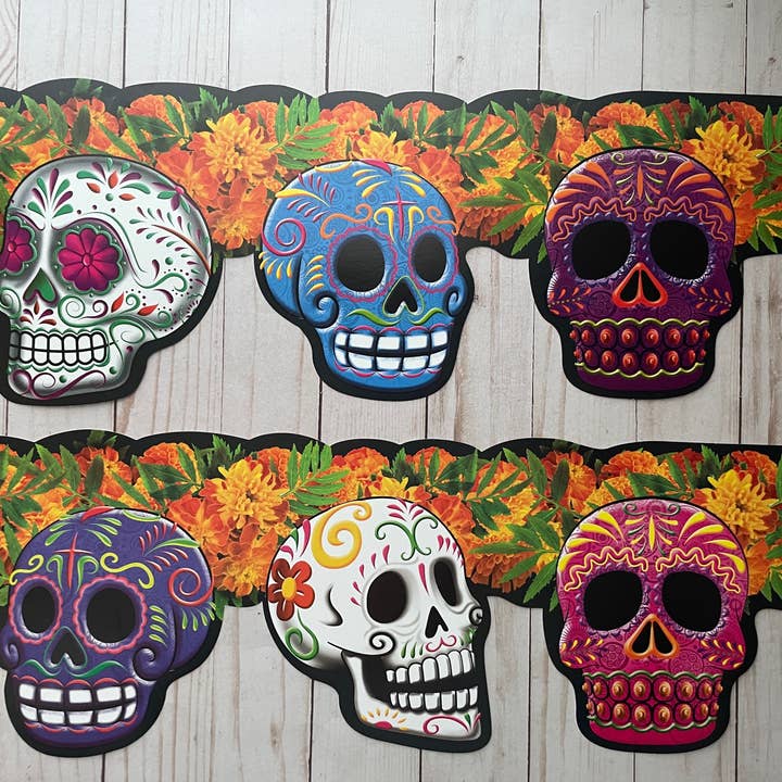 Banner recortable del Día de los Muertos para venta al por mayor de Viva Greetings