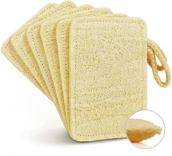 The Eco Warrior - Wholesale Cleaning sponge - Natural loofah kitchen sponge - set of 60