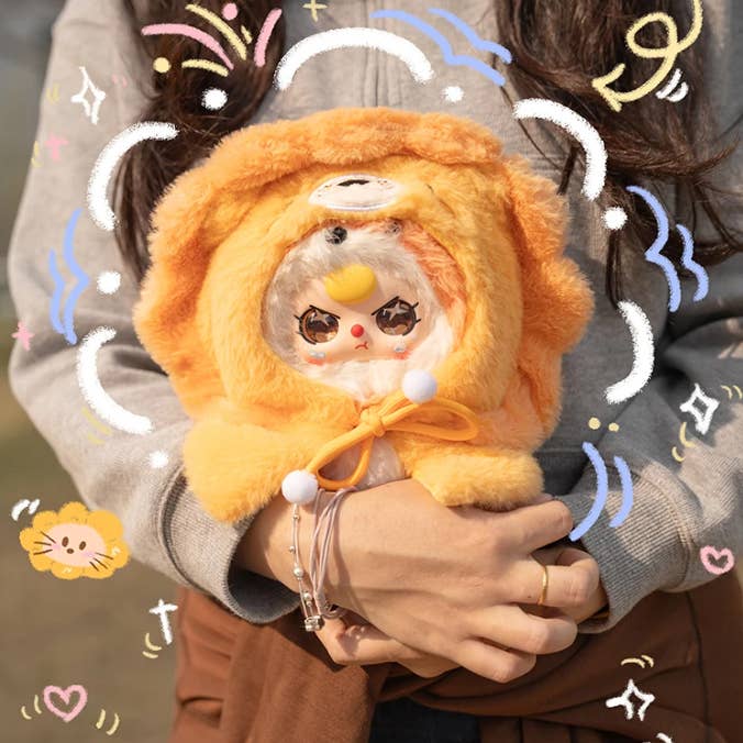 Shinjidai – wholesale Stuffed/plush toy – Kids & baby – Baby Three "I'm Not a Warrior" Plush Blind Box (6pcs)2