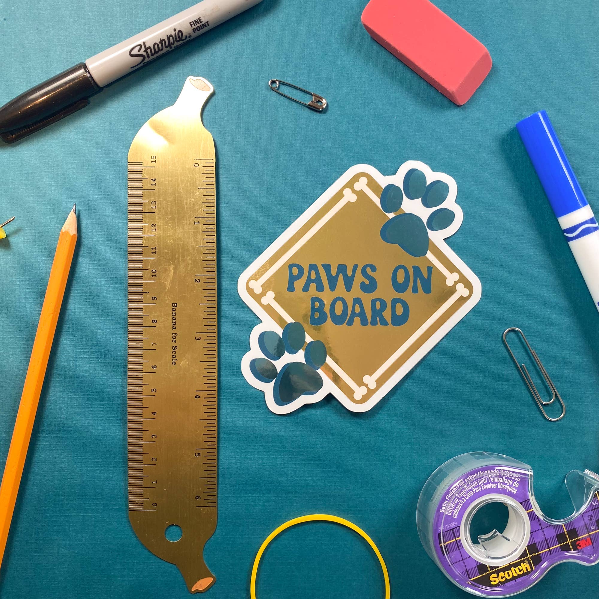 Chelzart - Wholesale Sticker - Paws On Board Sticker | Dog Mom Decal6