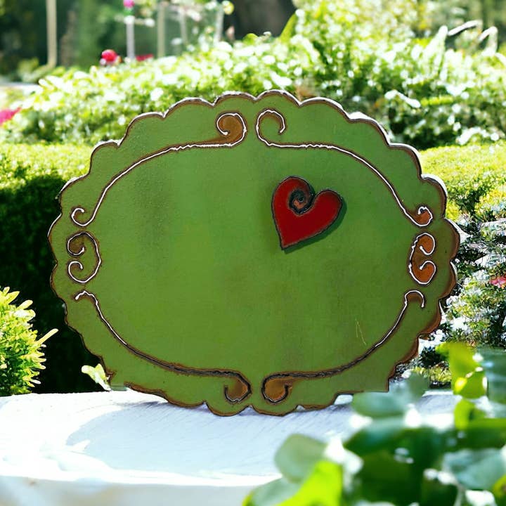 Heart Picture Frame vacation memo board vintage Farmhouse for wholesale by Whimsies