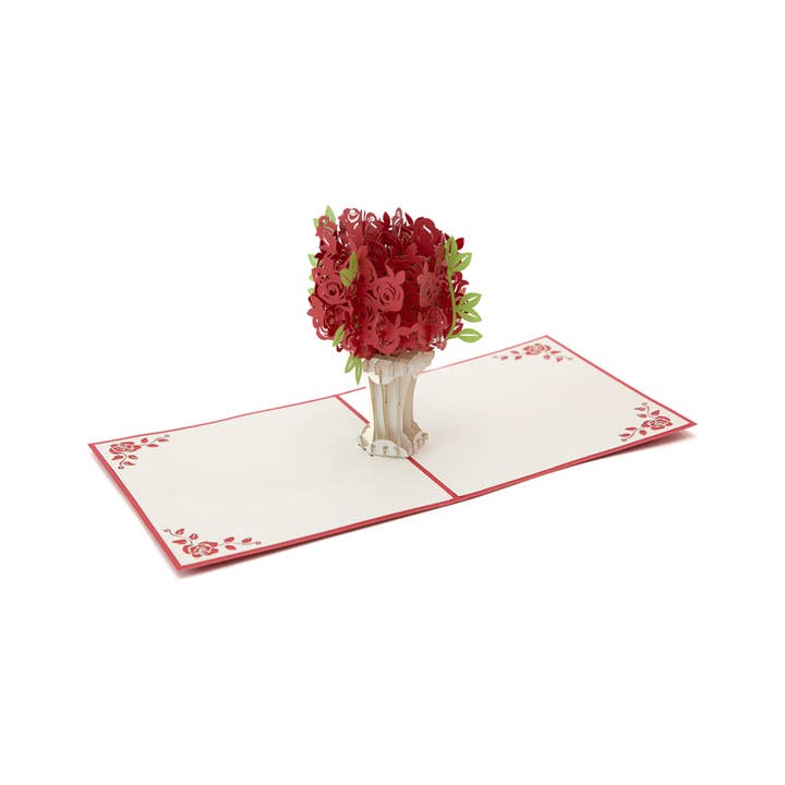 Roses - 3D Pop Up Abra Card for wholesale by Abra Cards