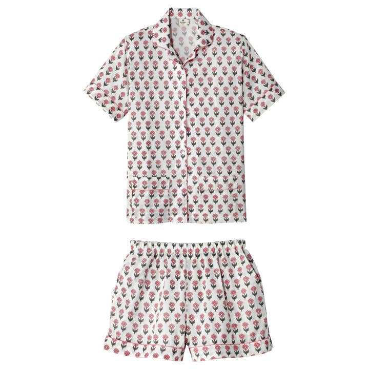 Pyjama Lili Fleurs Roses pour la vente par GERMAINE DES PRES