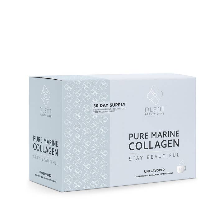 Plent Beauty Care - Wholesale Powdered Health Drink - PURE MARINE COLLAGEN +C - Unflavored - 30 Sachets4