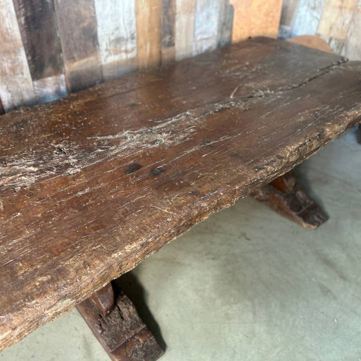 Antique Oak Farmhouse Dining Table for wholesale by belvoir