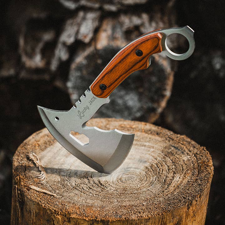 Lucky Jack - Wholesale Handy tool - Coyote Camp Axe (safety sheath included)3