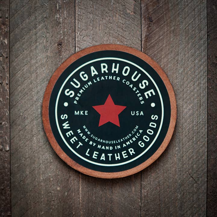 Sugarhouse Leather - Wholesale Coasters - Colorado Springs Leather Coaster