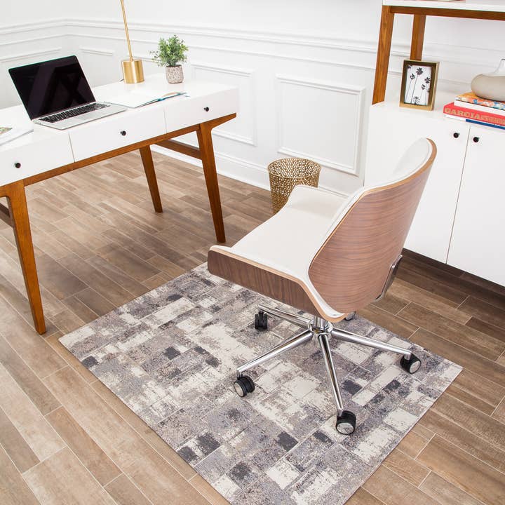 Anji Mountain - Wholesale Chair/Sofa Slipcover - Aarhus Beige Brown & Gray Rug'd Chair Mat®