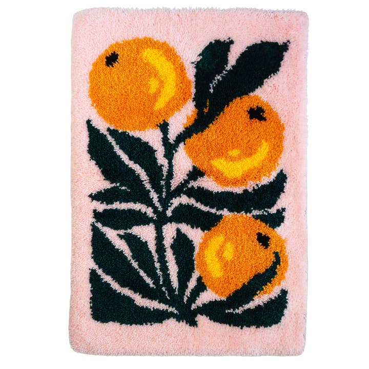 The Crafts Collective – wholesale DIY craft kit – A Bounty of Oranges Latch Hook Rug Kit3
