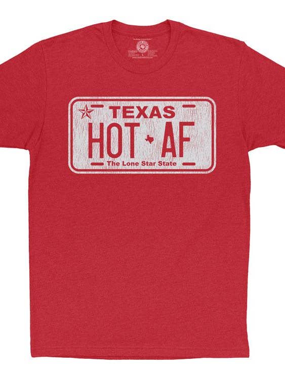Red Texas HOT-AF T-Shirt for wholesale on Faire