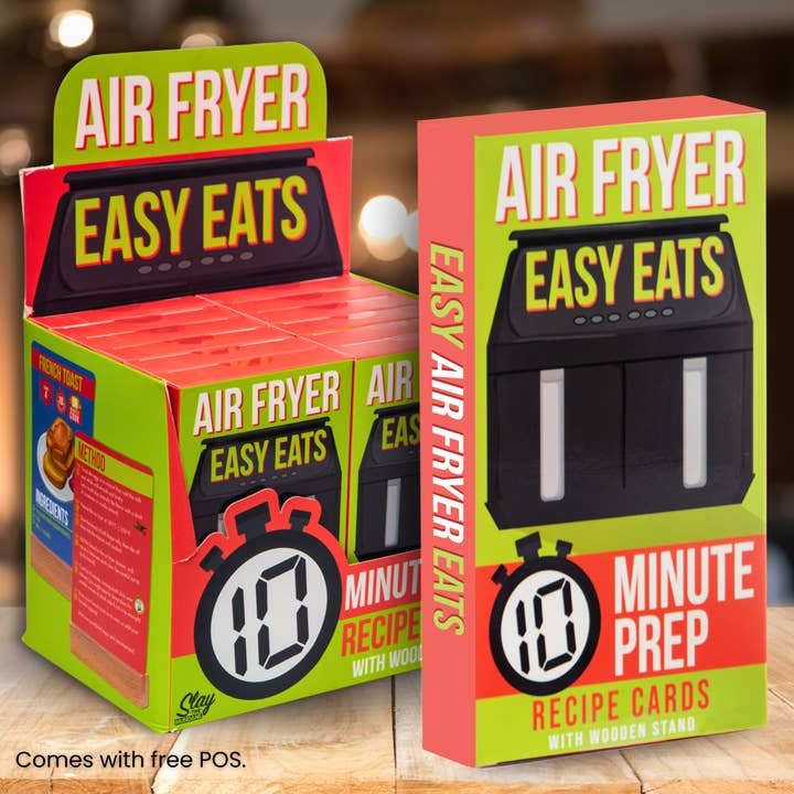 Easy Eats Air Fryer Recipe Cards for wholesale by Boxer Gifts EU