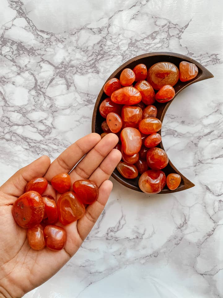 Tumbled Carnelian, Ethically Sourced for wholesale by Peach and Pixie