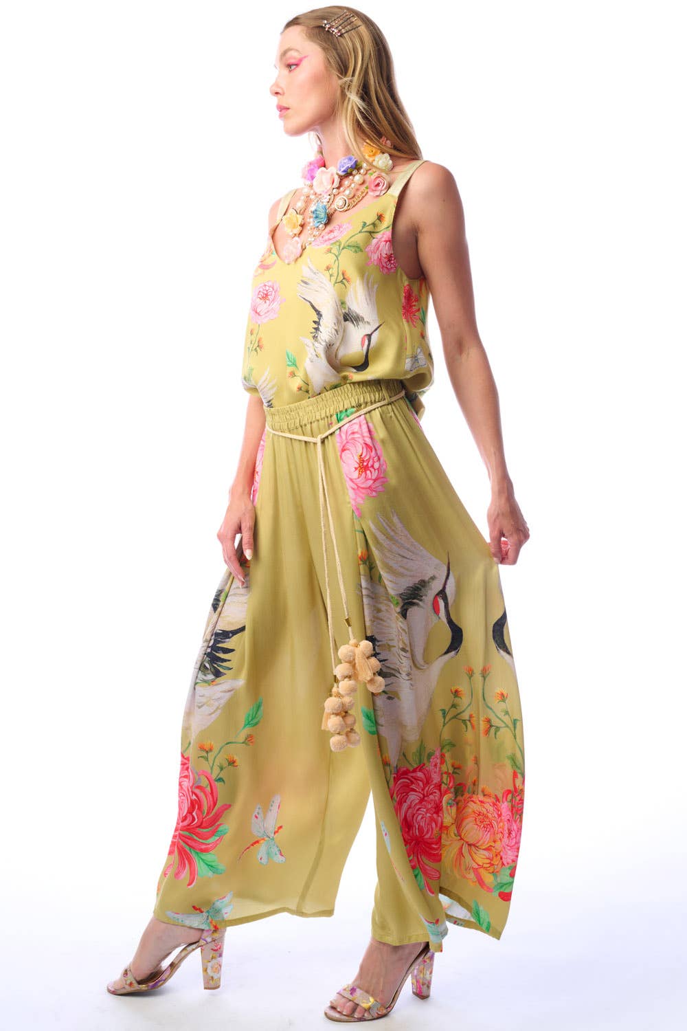 Mustard The Legend Of The Crane Pants for wholesale on Faire12