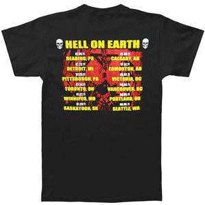 Rockabilia - Wholesale T-Shirt (Graphic) - Unisex - Slayer Hell On Earth 2011 Tour T-shirt1