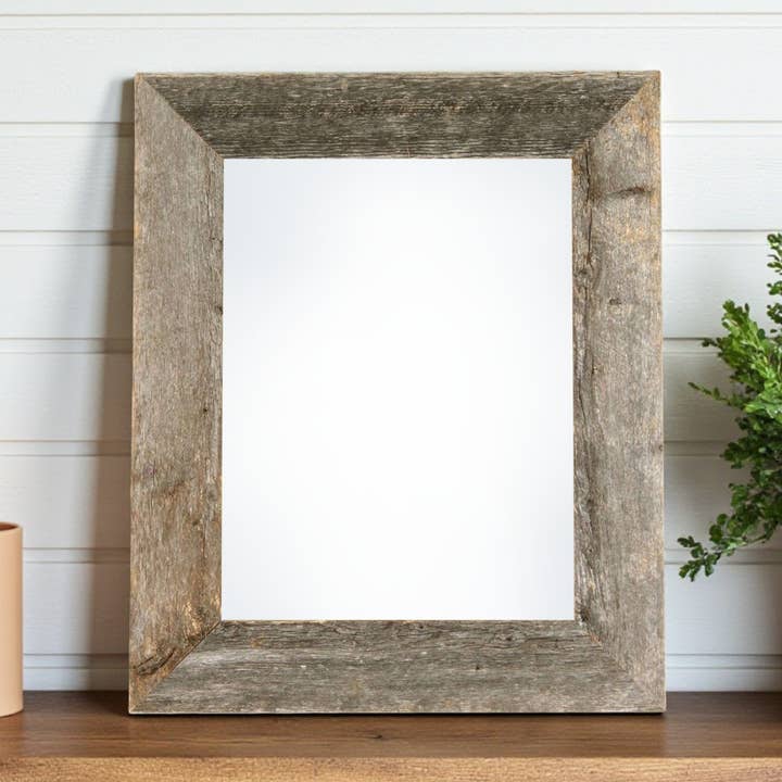 HomeRoots - Vendita all'ingrosso Cornice portafoto - Cornice per foto da tavolo in legno massiccio grigio 8,5" x 11"0