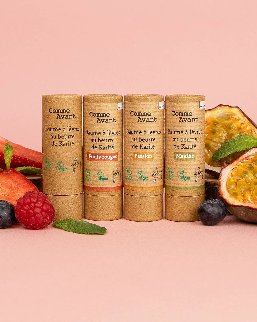 Comme Avant - Wholesale Lip Balm - Shea Butter Lip Balm Display9