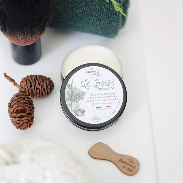 Un Battement d’aile - Wholesale Deodorant - Unisex - Organic natural solid vegan deodorant - Le Boisé