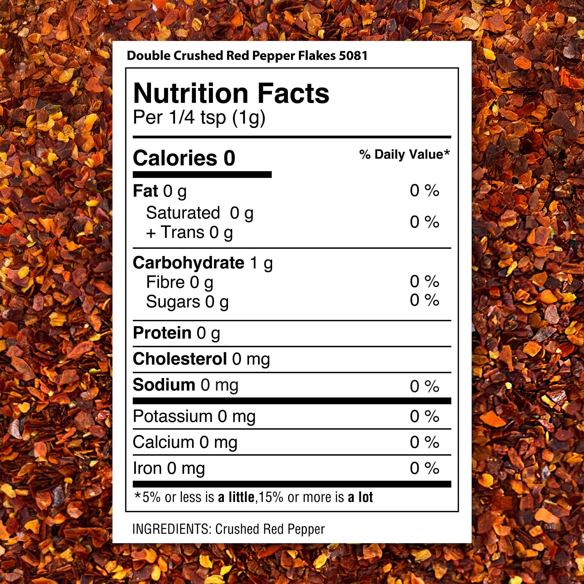 THE SPICE LAB - Wholesale Dried Spice - Double Crushed Red Pepper Flakes- Case of 6 - 3.1 oz Shaker Jars ($3.00 ea.) - Item #5081-PJ4-GRO3
