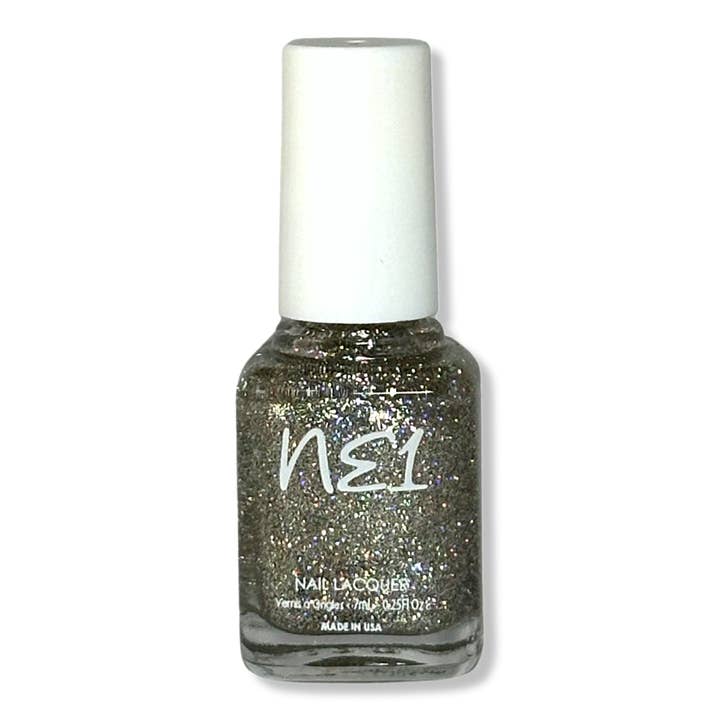 You-nique - Silver Glitter Nail Polish for wholesale by NE1 Nail Polish