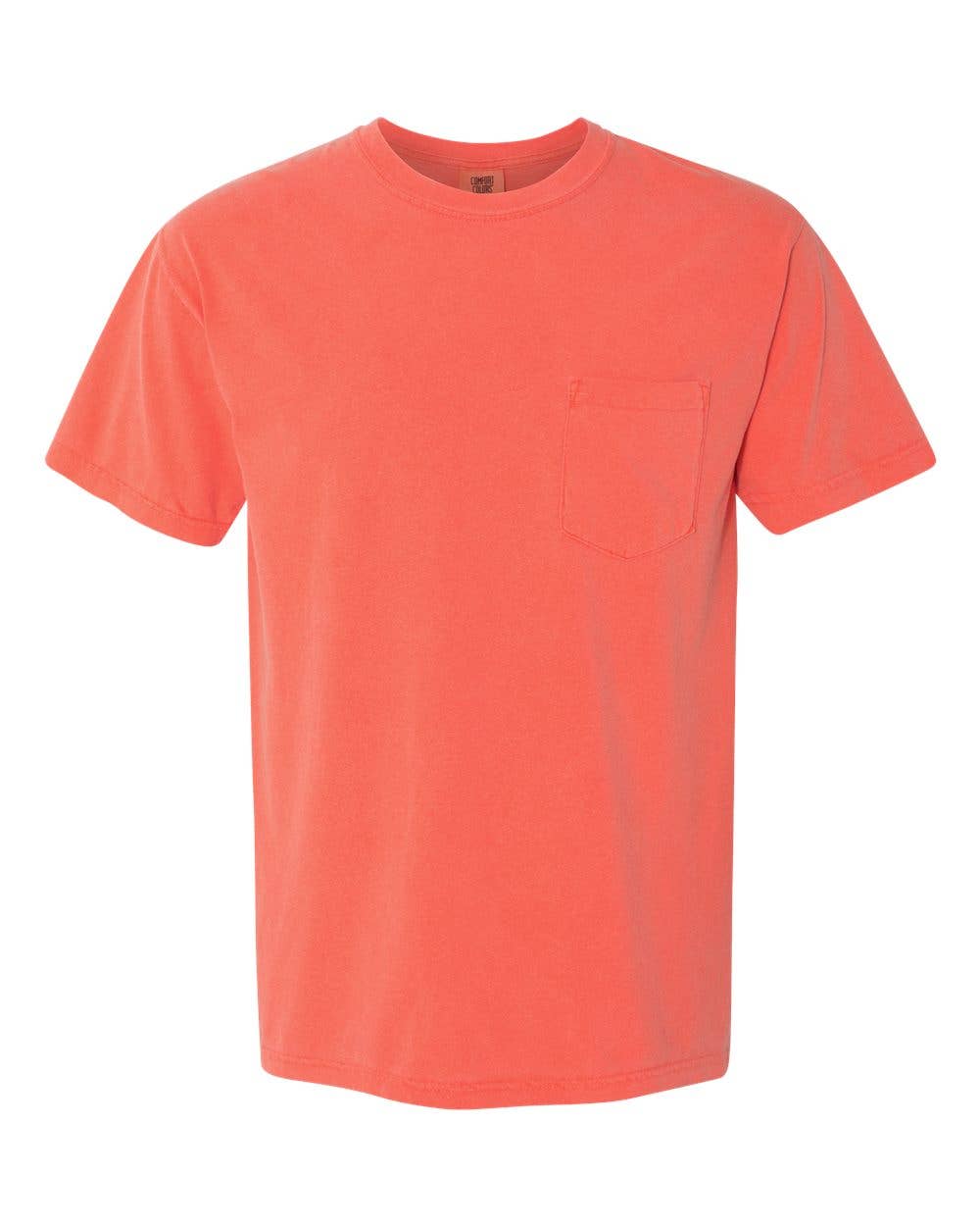 MYES BULK APPAREL - Vente T-shirt – unisexe - T-shirt Comfort Colors Heavyweight avec poche en 100 % coton filé à l'anneau14
