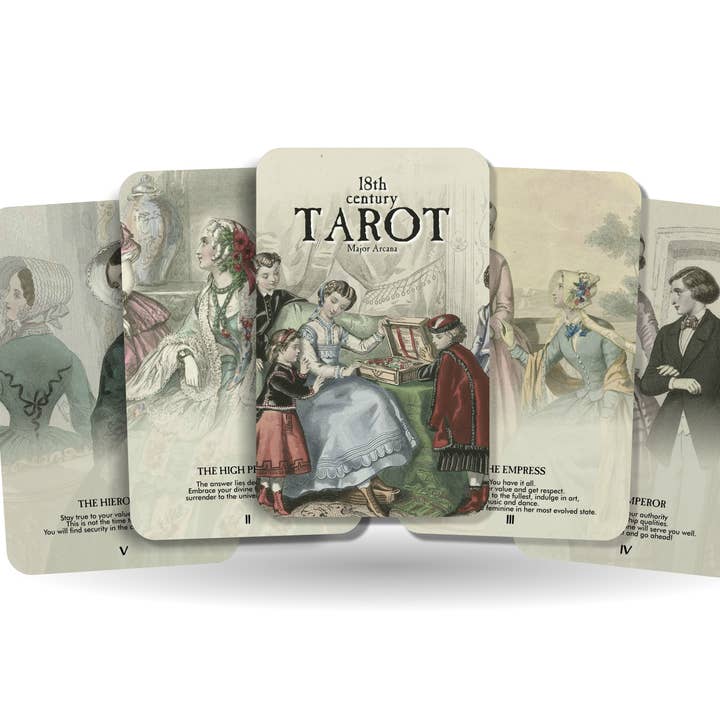 Tarot du XVIIIe siècle - Arcanes majeurs - Cartes de tarot pour la vente par Ibiza Tarot USA