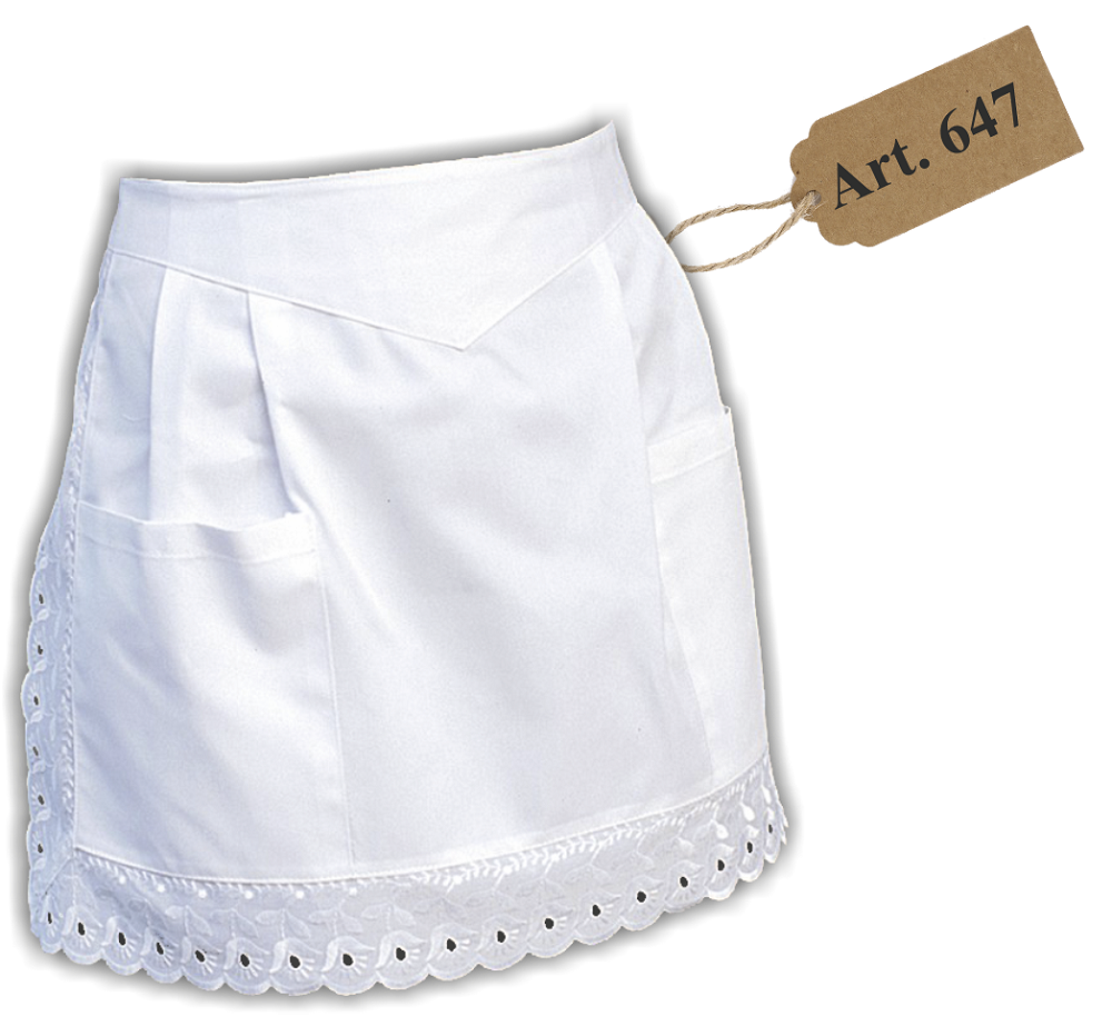 Confecciones J. Garcia - Wholesale Apron - 647 white apron0