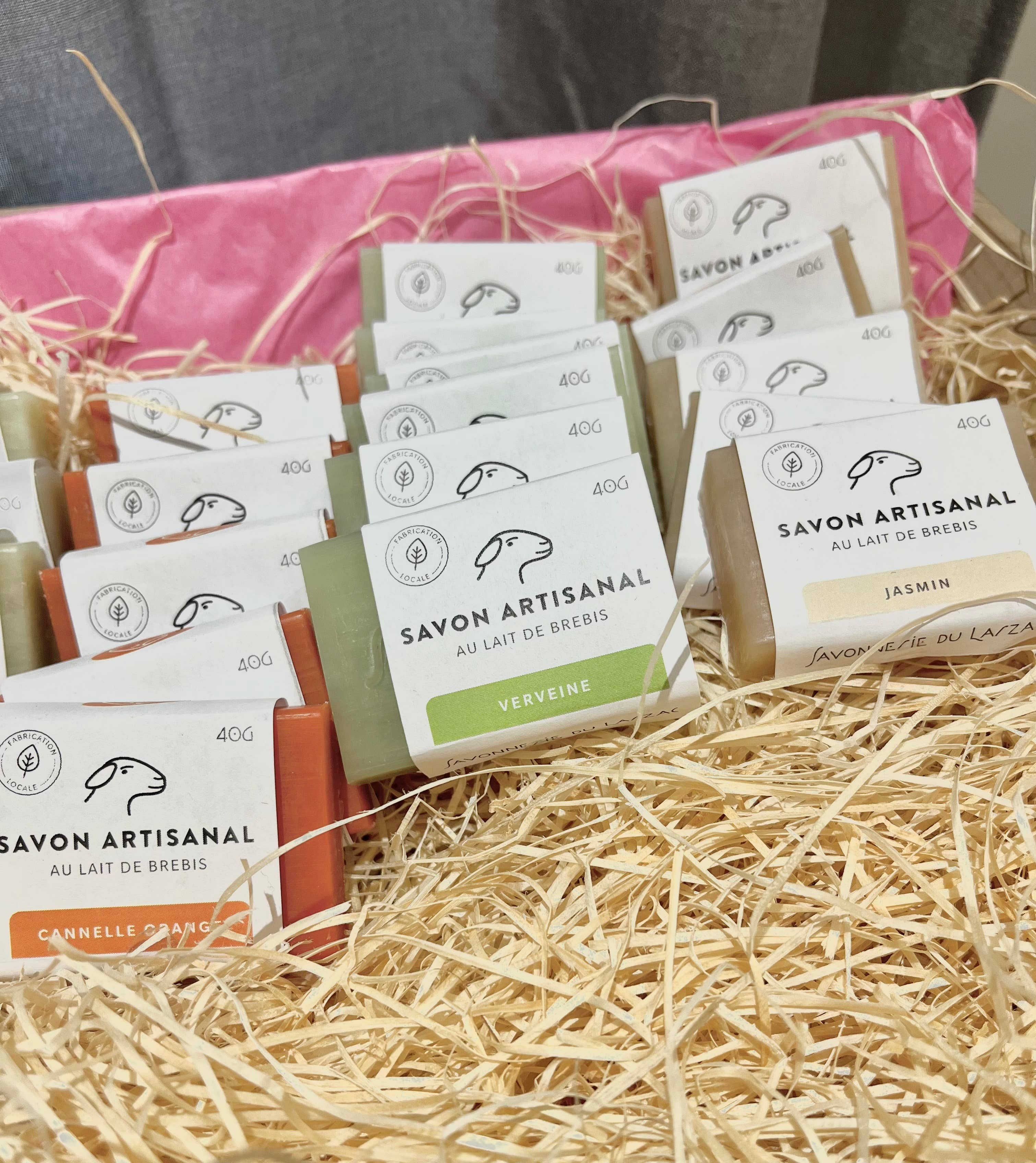 Savonnerie du Larzac – wholesale Tvål – Fårmjölkstvålar 40 g1