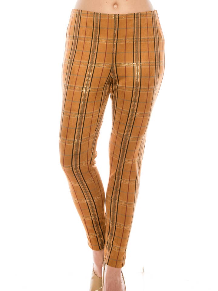 Zac & Rachel Printed Elastic Waist Leggings for wholesale by New Yorker's Apparel