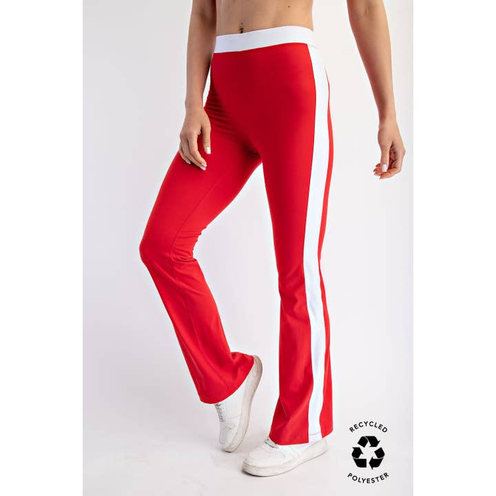 Rae Mode - Wholesale Athletic Pants - Women's - BUTTER SOFT SIDE STRIPE FLARE LEGGINGS7
