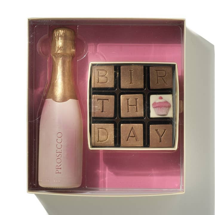 Choc on Choc - Wholesale Chocolate Box - Chocolate Prosecco Birthday Gift Box