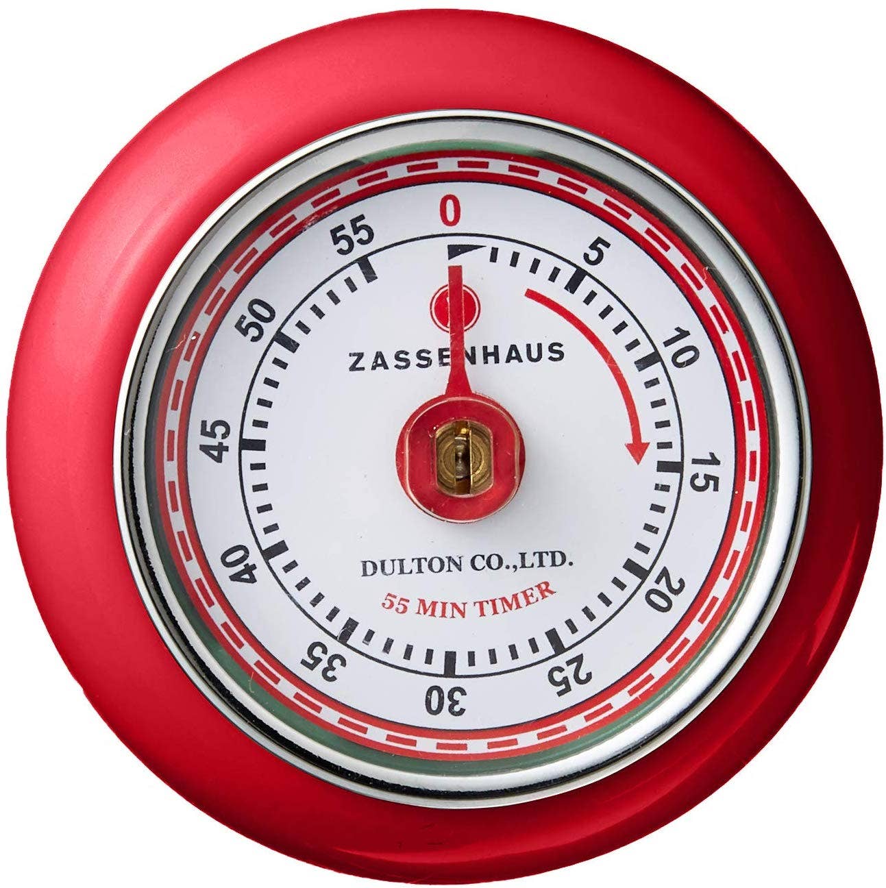 Frieling USA - Wholesale Timer - "Retro" Kitchen Timer, Red, 2.75” x 1.25"3