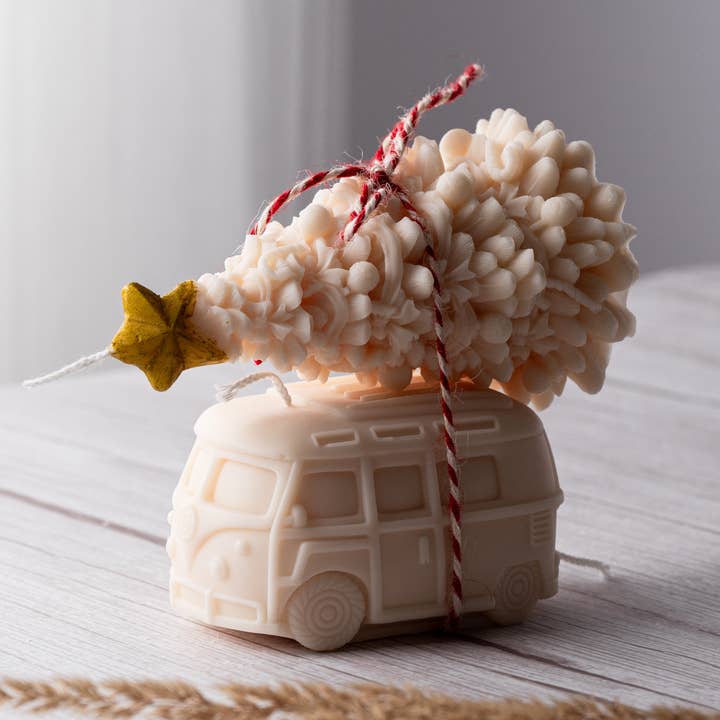 Allure CA - Wholesale Novelty Candle - Retro Bus Candle - Christmas Decor0