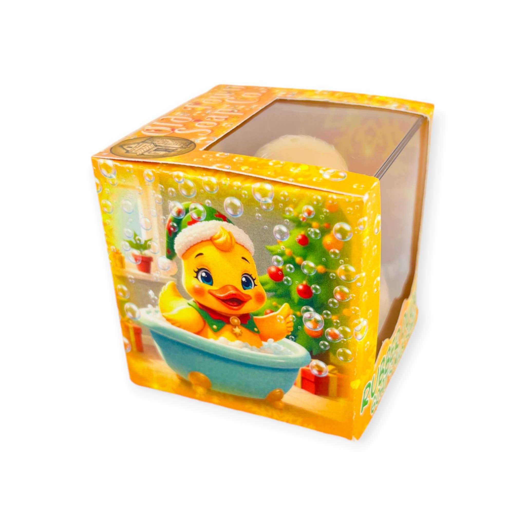 Old Town Soap Co. – wholesale Bar Soap – Box of 12 Christmas Rubber Ducky Goat's Milk Soaps19