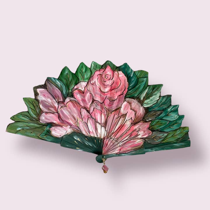 Arte e sfizio - Wholesale Handheld Folding Fan - painted flower fans21