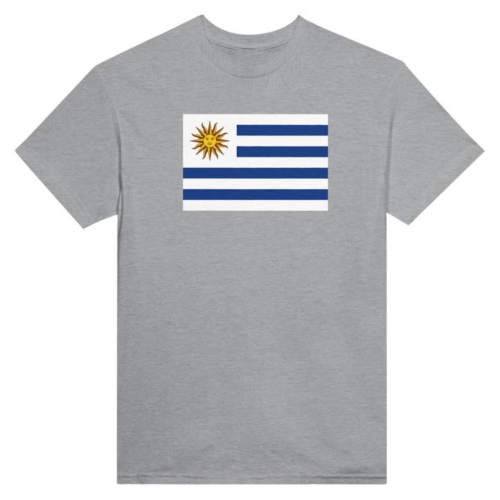 Pixelforma – wholesale T-shirts med screentryck – Unisex – T-shirt med Uruguay-flagga2