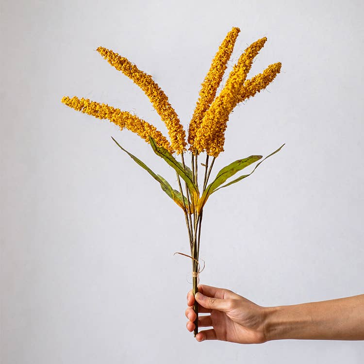 Rustic Reach - Wholesale Artificial Plant - Artificial Millet Bundle 19" Tall1