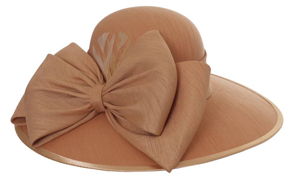 Toucan Hat Company/ Carole Amper - Wholesale Bowler Hat - Women's - Shantung Picture Hat2