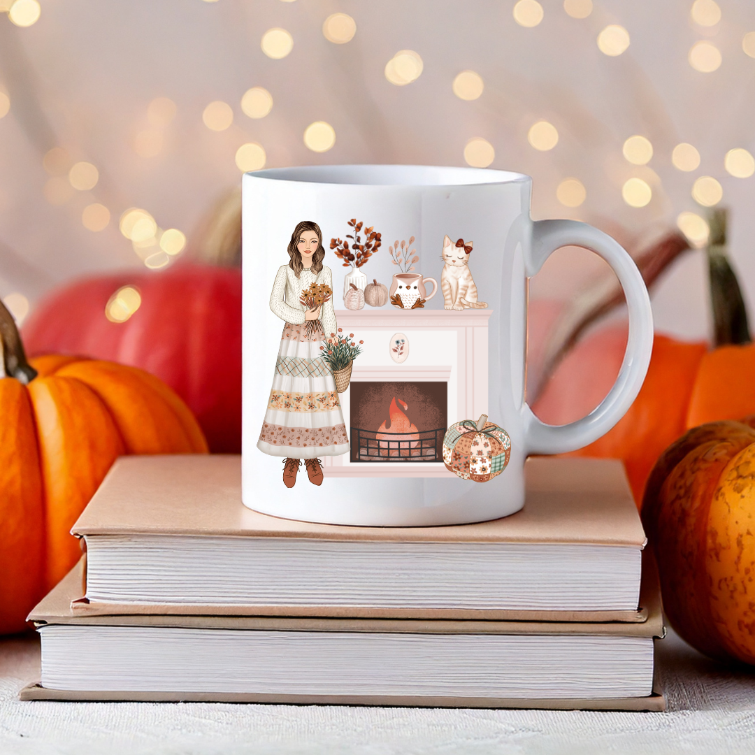 Les Moonettes – Caneca por atacado – Caneca cerâmica de apoio à lareira1