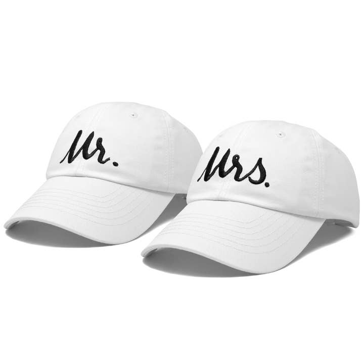 Dalix - Wholesale Baseball Cap - Unisex - DALIX Mr and Mrs Baseball Cap Matching Couples Hat Set26
