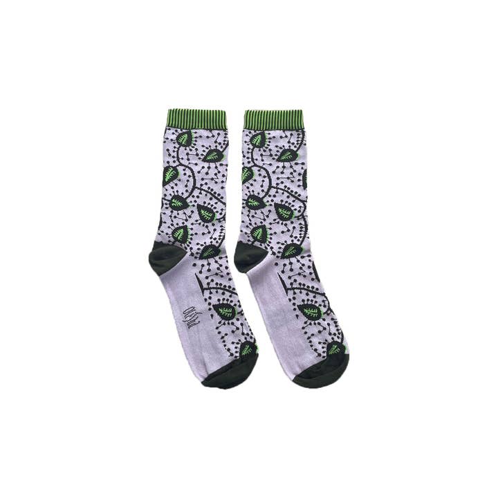 Olisha socks - Wholesale Socks - Unisex - Faly Lilac - Organic Cotton Socks5