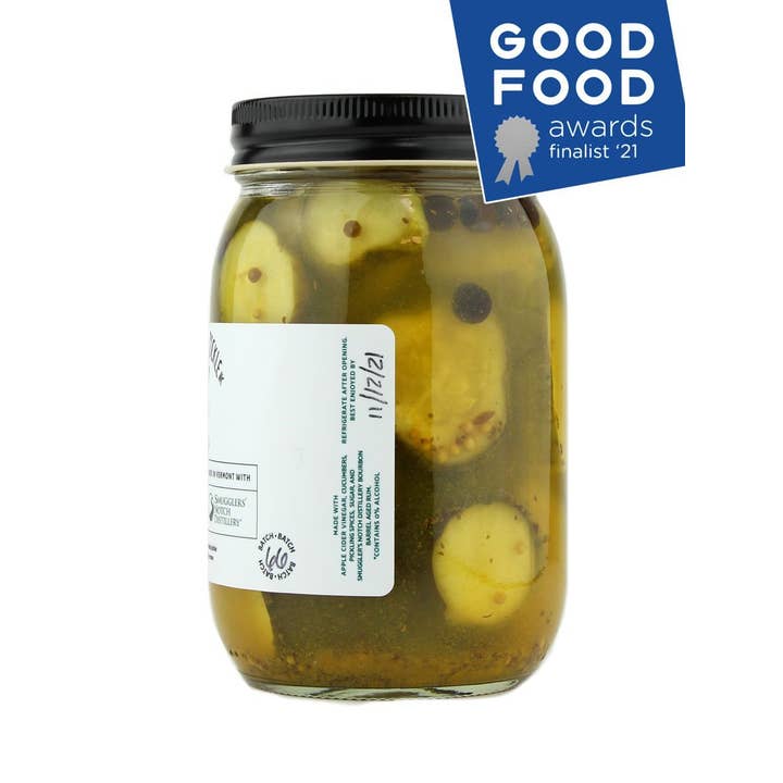 The Tipsy Pickle - Wholesale Pickled vegetables - The Tipsy Pickle - Bourbon Barrel Aged Rum Pickle2