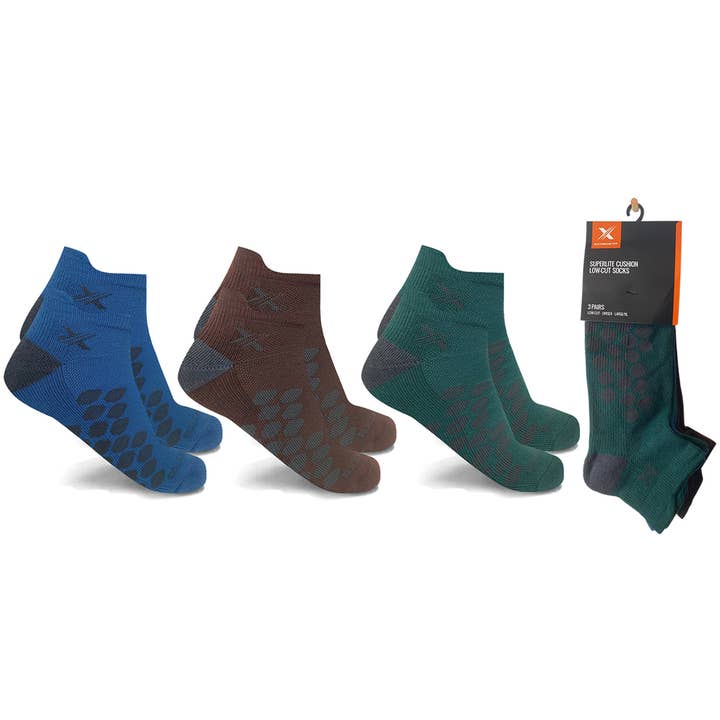 Targeted Compression Ankle Socks - 3 Pairs Packed Together for wholesale by The American Gift Company (TAGCO)