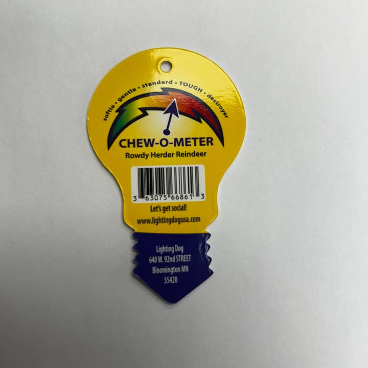 Lightning Dog - Wholesale Pet Plush Toy - Dog - Rowdy Herder - Reindeer4