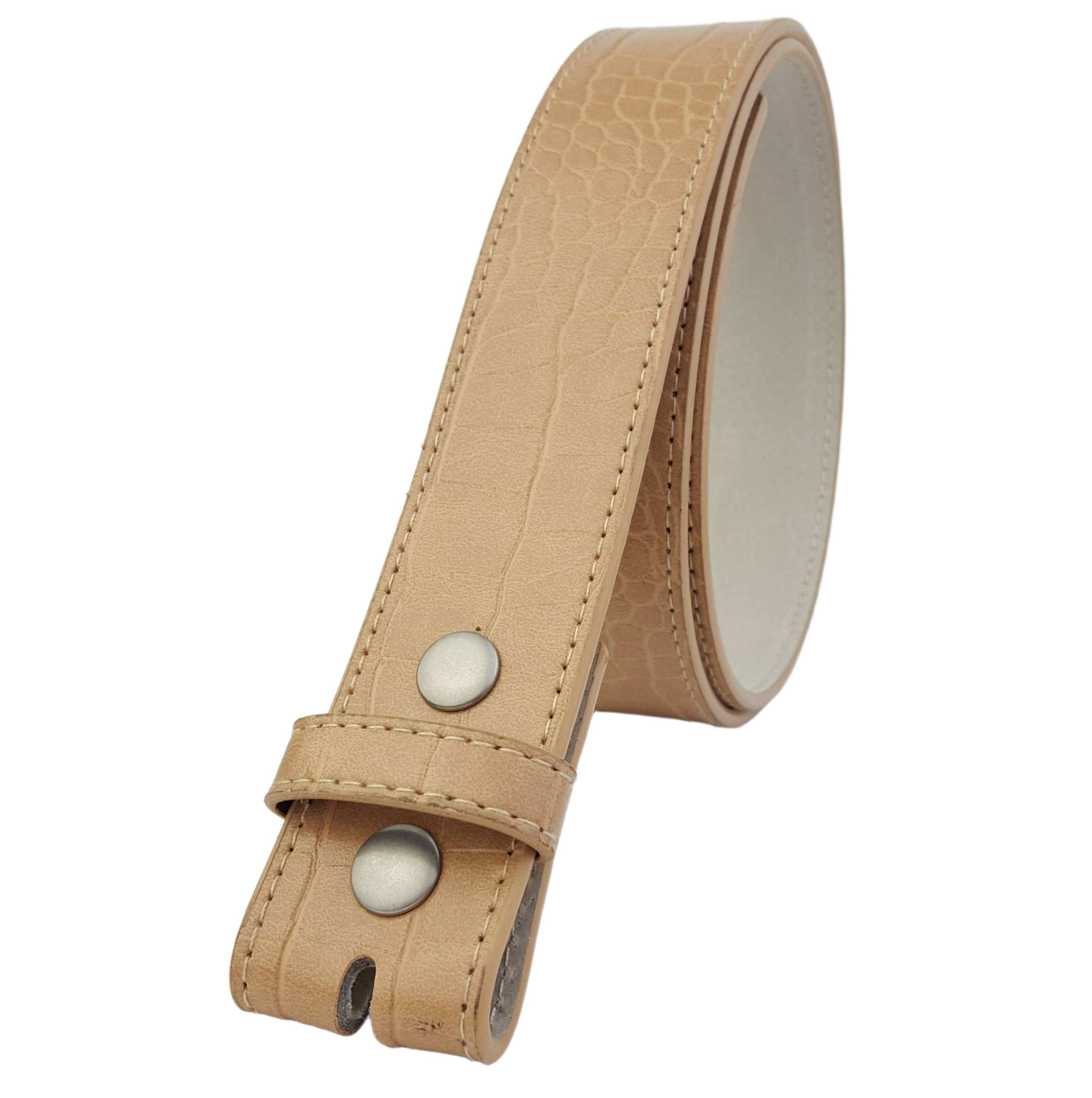 Axesoria West - Wholesale Belt - Women's - Snap-On Belt Strap in Alligator Print 2