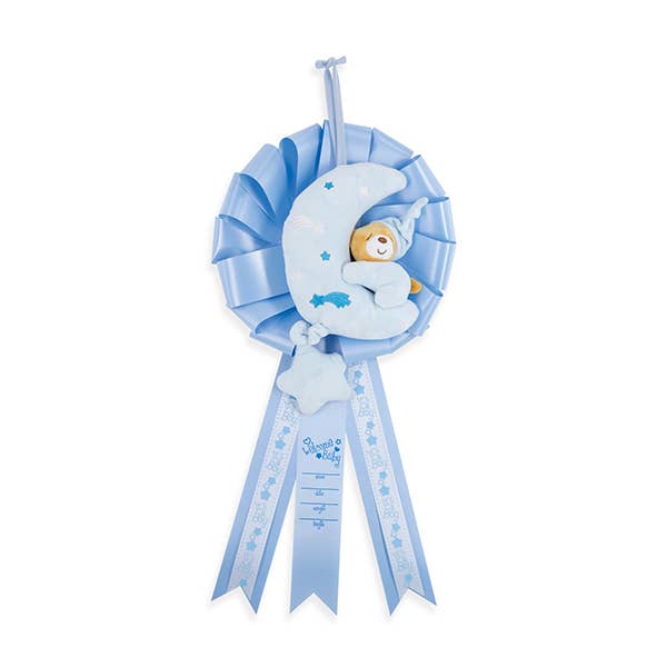 Kelli's - Wholesale Door Sign - Kids & Baby - Baby Birth Announcement Ribbon with Plush Musical Bear
