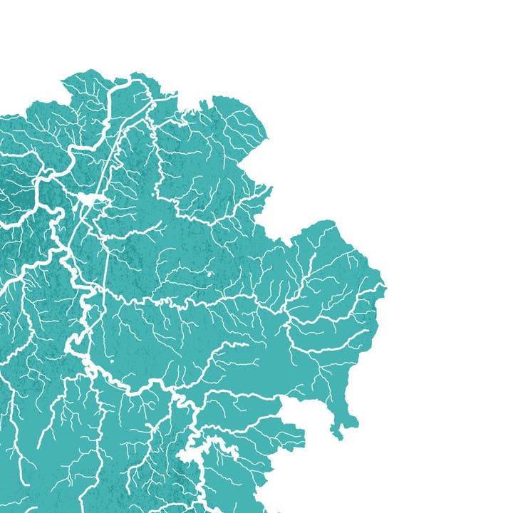 Finke - Wholesale Map - Hydrological Map of Haute-Loire3