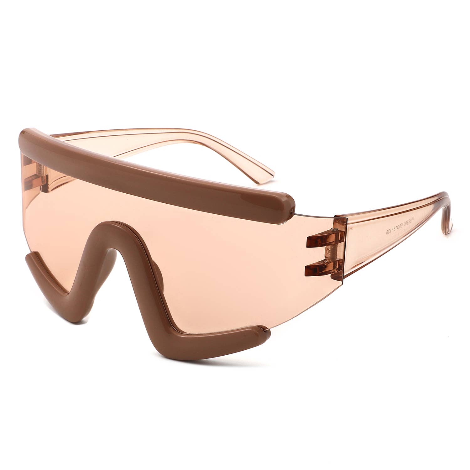Cramilo Eyewear - Wholesale Sunglasses - Unisex - Oversize Futuristic Shield Wraparound Visor Sunglasses7