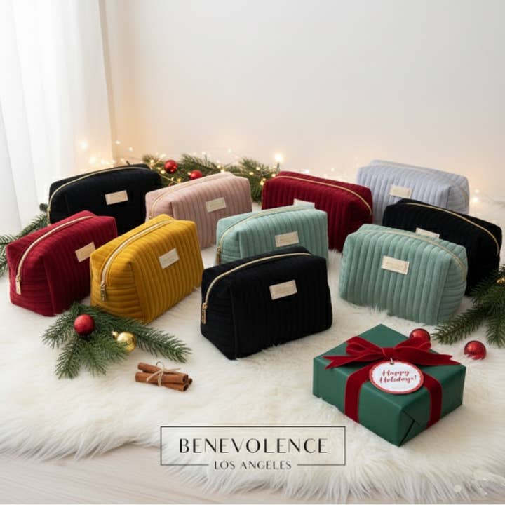 Small Toiletry Bag for Women Travel and Cosmetics for wholesale by Benevolence LA
