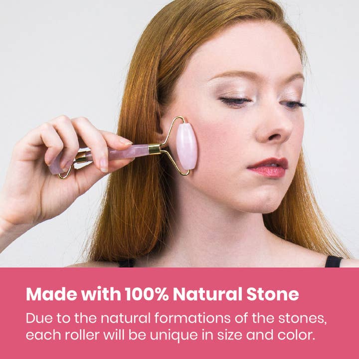 Lindo - Wholesale Face/beauty roller - Lindo Rose Quartz Roller3